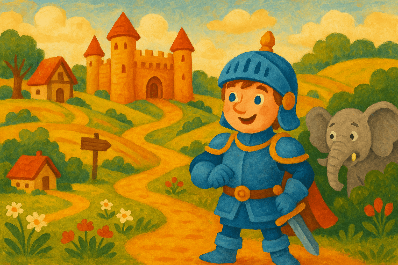 Cover image for Brave Knight and the Fear of Elephants