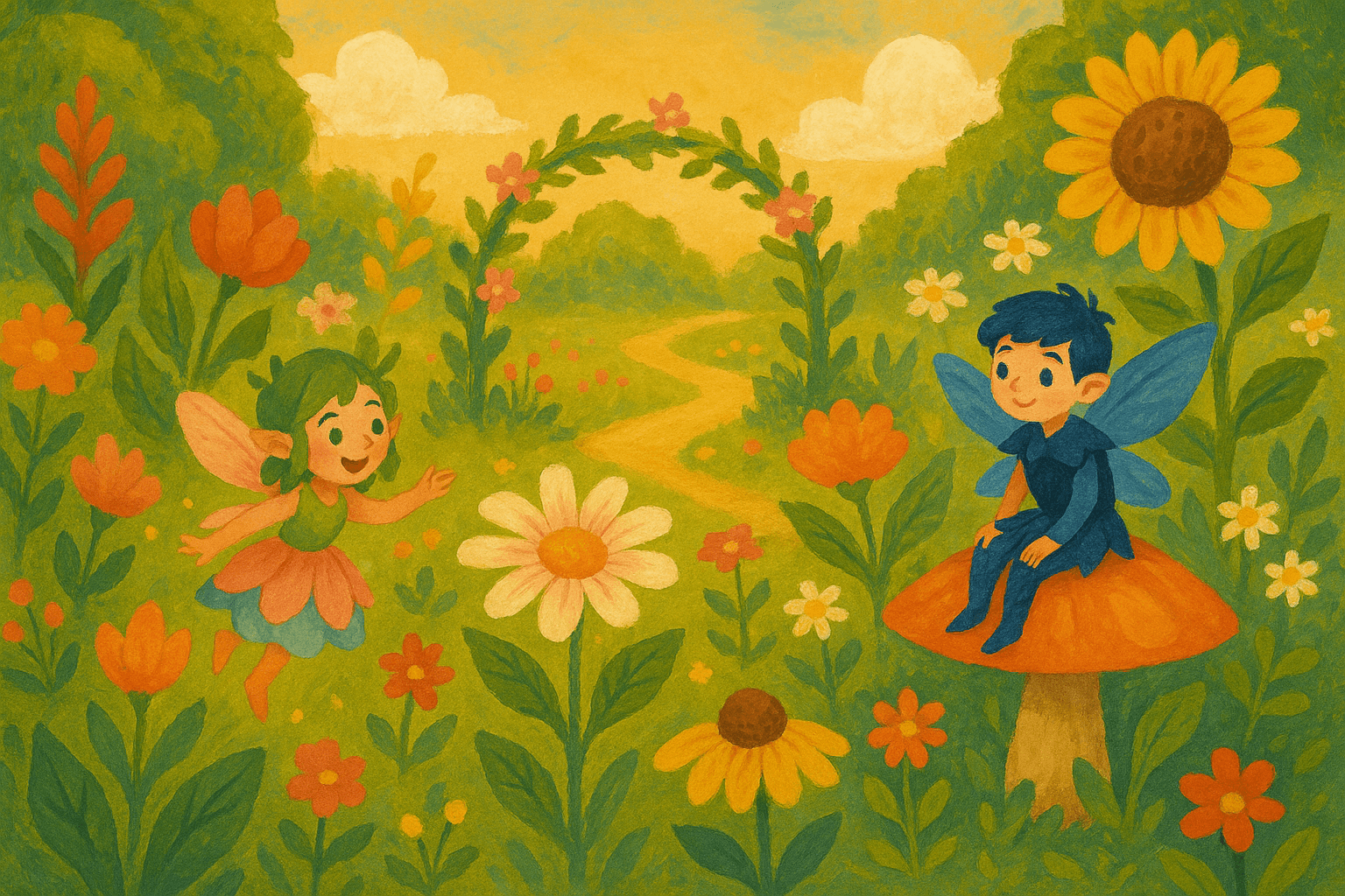 Cover image for Magical Garden Fairies