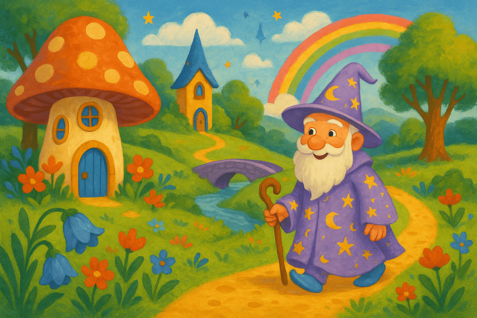 Cover image for Whimsical Wizard World