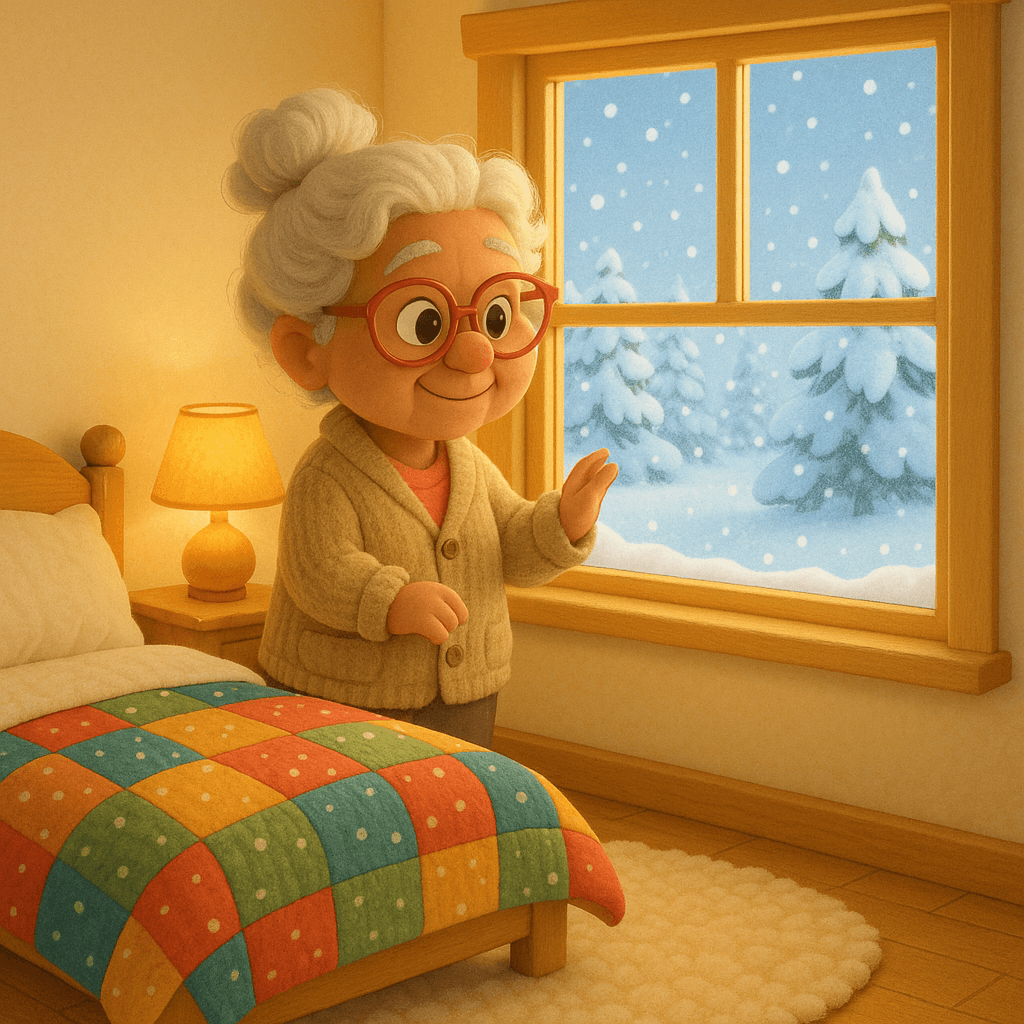 Cover image for Grandma Ruby Tries Snowy Town Jobs