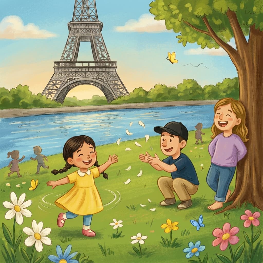 Blooming Beneath the Eiffel Tower