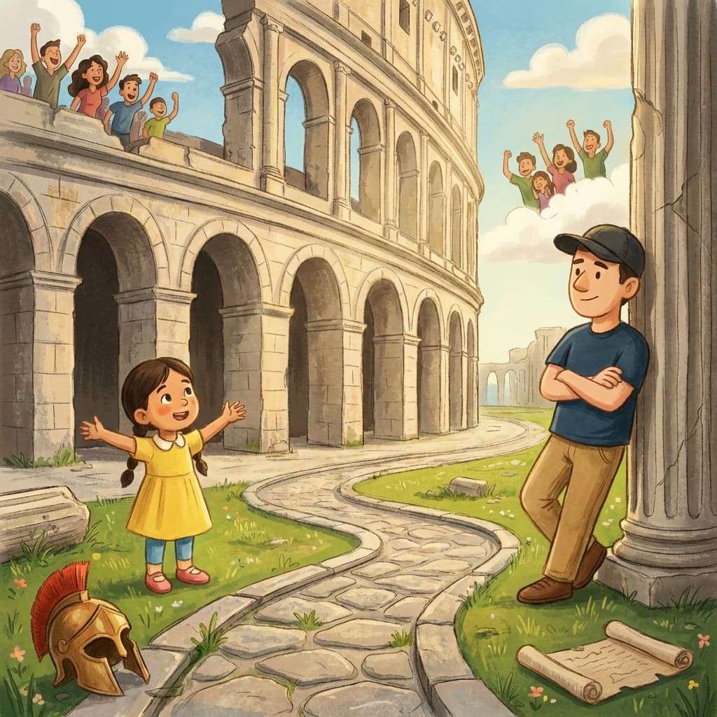 Ancient Echoes in the Colosseum