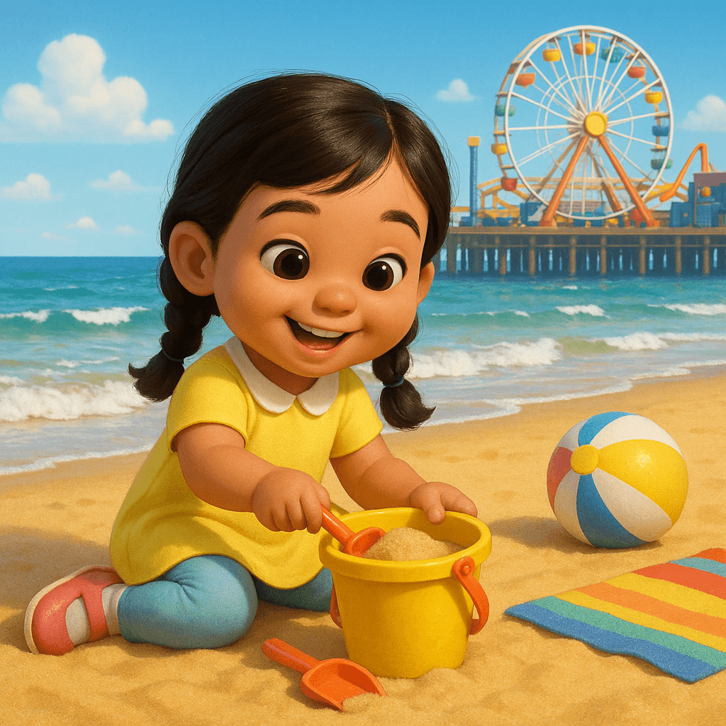 Surf’s Up at Santa Monica Beach